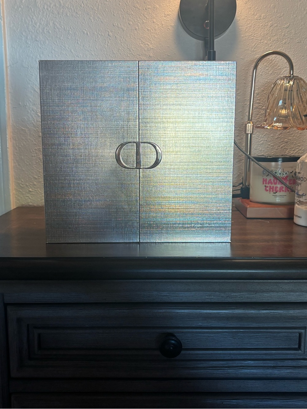 Dior Double Door Silver Decorative Box